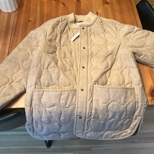 Madewell Oversized Quilted Bomber - NEW